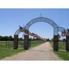 Red Cloud: Cemetery Entrance, Red Cloud, NE