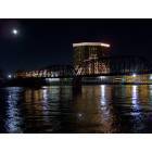 Bossier City: View of Bossier City at night from Shreveport side of river