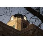 Gainesville: Dusk, Cooke County Courthouse Clock
