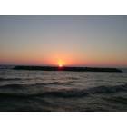 Erie: Sunset at Presque Isle