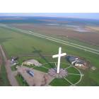 Clinton: Large Cross east of Clinton (from my model airplane)