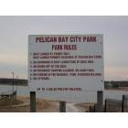 Pelican Bay: Pelican Bay City Park Sign