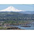 Wishram: In Wishram looking West Towards Mount Hood
