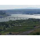 Wishram: The Dam Connecting The Dalles Oregon and Wishram Washington