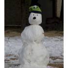 Spearman: Snow man with green cap