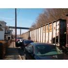 West Brownsville: Coal train on Main Street