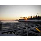 Sault Ste. Marie: Sunrise over the Soo Locks