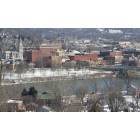 Marietta: Downtown Marietta, Ohio as seen from Harmar Hill