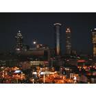Atlanta: View from the Omni Hotel overlooking Centennial Park Christams 2004