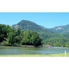 Lake Lure: Lake Lure  looking towards marina