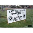 Tom Bean: Sign designating 1st community project by the newly formed Tom Bean Lions Club