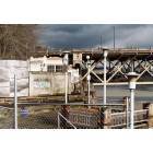 Portland: Sewage treatment plant along the Willamette River.