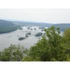 Millersburg: Ferry crossing viewed from atop Berry's Mountain