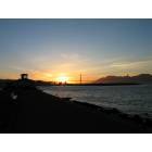 San Francisco: : The Golden Gate at Sunset