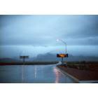 El Paso: : Transmountain Road during a winter storm (West Side)