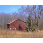 Kendallville: Old Barn in Autumn, just outside the city of Kendallville, Indiana