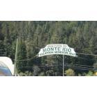Monte Rio: Welcome sign to Monte Rio, California