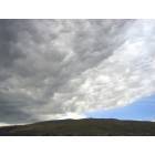 Richland: theatrical skies above Badger Mountain