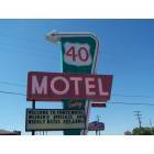 Columbus: : Great Old 40 Motel Sign, Columbus, OH