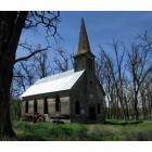 Locust Grove Church, built 1895, last service 1914, Five miles west of Wasco