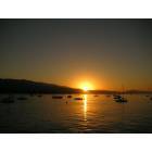 Santa Barbara: Sunrise From Stearns Wharf, Santa Barbara, CA