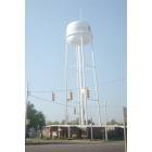 the water tower and city of Jourdanton, Texas