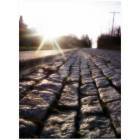 Hopewell: Cobblestone Road by the James River