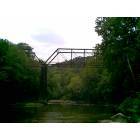 Kimberly: Abandoned bridge span crossing the Warrior River at Warrior Kimberly Road