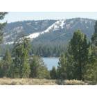 Big Bear Lake: View of ski resort taken fron north shore.