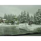 Big Bear Lake: Taken in town after a winter snow
