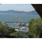 San Francisco: : Harbor from the top of Hyde Street