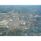 Americus: Aerial view of tornado damaged Americus - Mar 07
