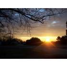 Riverdale: Sunrise from the front yard-