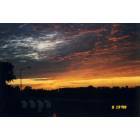 Perrysburg: Sunset in Perrysburg Twp, Ohio on August 19,1999