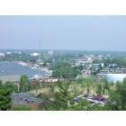 Grand Haven: View of the city of Grand Haven from atop 5 mile hill.