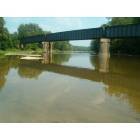 Logansport: : Looking east up the Wabash River in front of Little Turtle Waterway