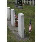 Big Timber: : Head Stones of Veterans at Cemetary
