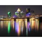 Louisville: Louisville Kentucky at night from Jeffersonville.