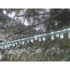 Keokuk: : The neighbor's clothes line after an ice storm