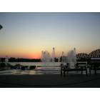 Henderson: Sunset over the Ohio River in July-Henderson, Ky