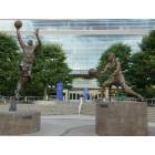 Salt Lake City: : Statues of Karl Malone and John Stockton
