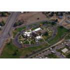 Toppenish: An aerial view of the Yakima Nation Cultural Center in Toppenish, Washington