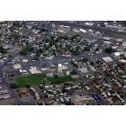 Toppenish: Aerial photo of downtown Toppenish Washington