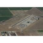 Turlock: An aerial view of the Turlock Municipal Airport Turlock, California