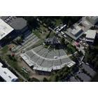 Turlock: An aerial view of an outdoor amphitheater at California State University Stanislaus Campus Turlock California