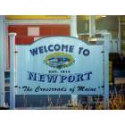 Winterport: Newport Town Sign