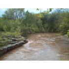 Fairfax: Salt Creek, North city limits, Fairfax, OK when it rained for a month!