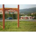 Healy: town sign and grocer