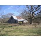 South Le Flore: The Field's Barn on the headwaters of the Kiamichi River.