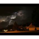Lightning from a storm 30 miles away from Broken Arrow